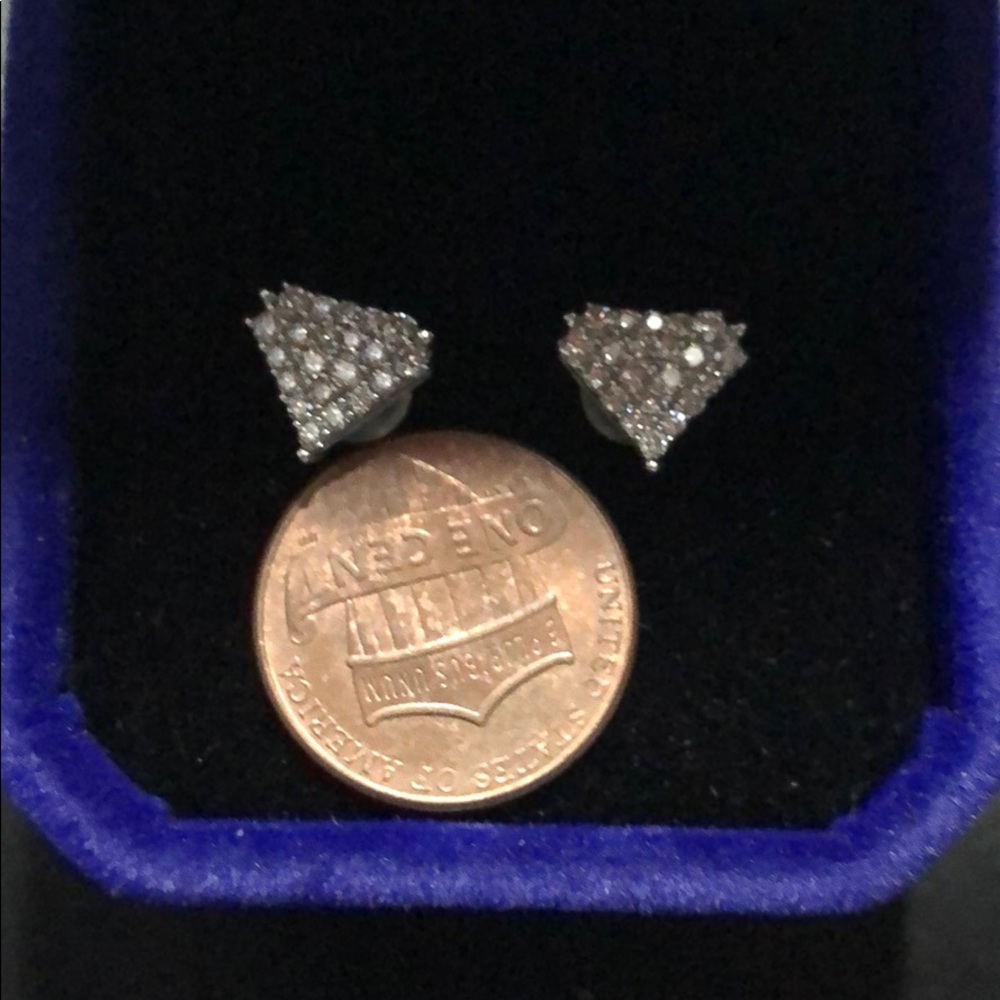 .5 carat Diamond earrings in 18k White Gold